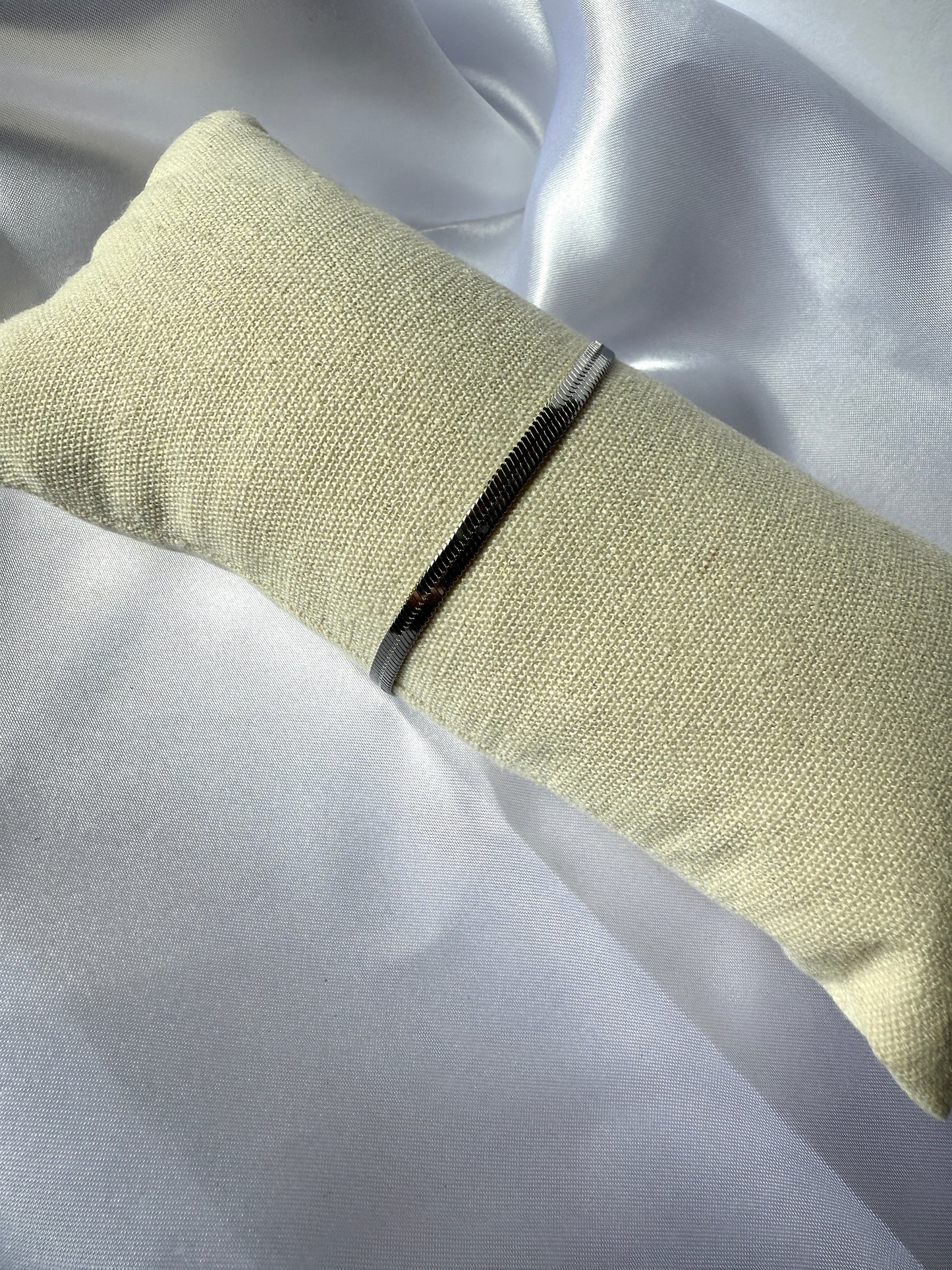 Bracelet Tissage Argenté