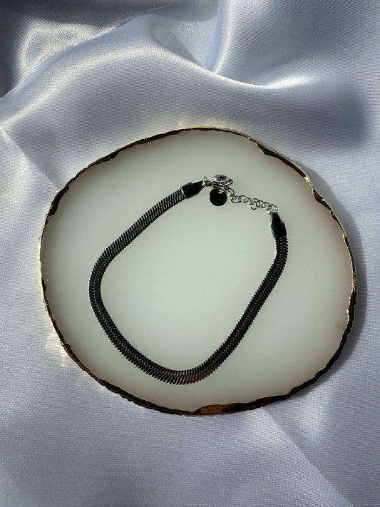 Bracelet Tissage Argenté