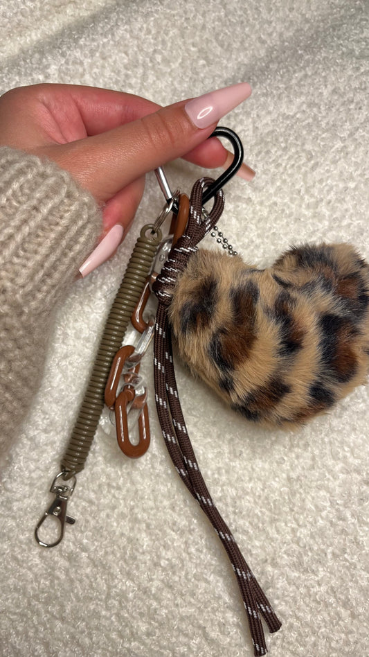 Grigri de sac cœur léopard