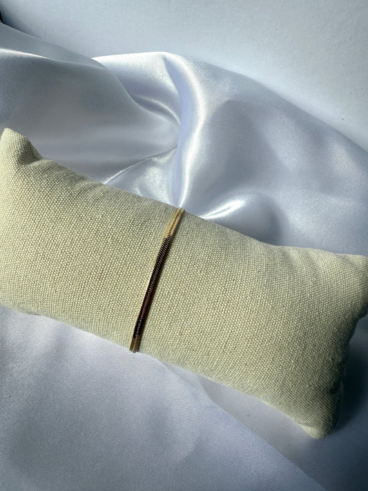 Bracelet Tissage Doré