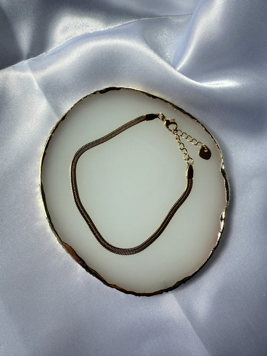 Bracelet Tissage Doré