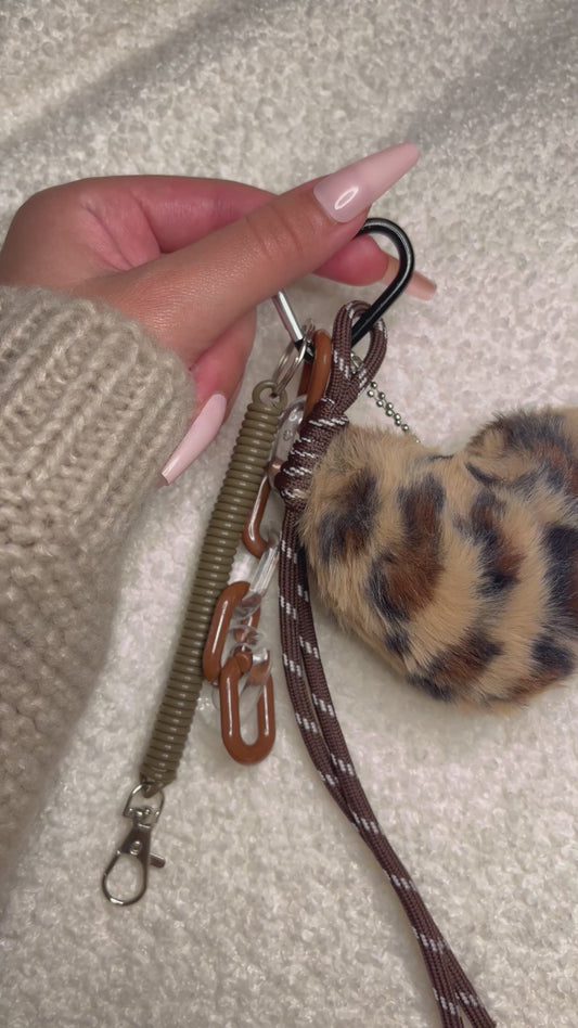 Grigri de sac cœur léopard